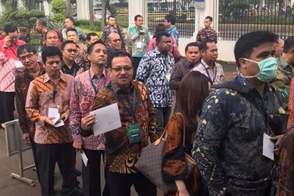 Kepala Dinas Perindag Maluku saat Berkunjung ke Istana Negara,4 Maret 2020